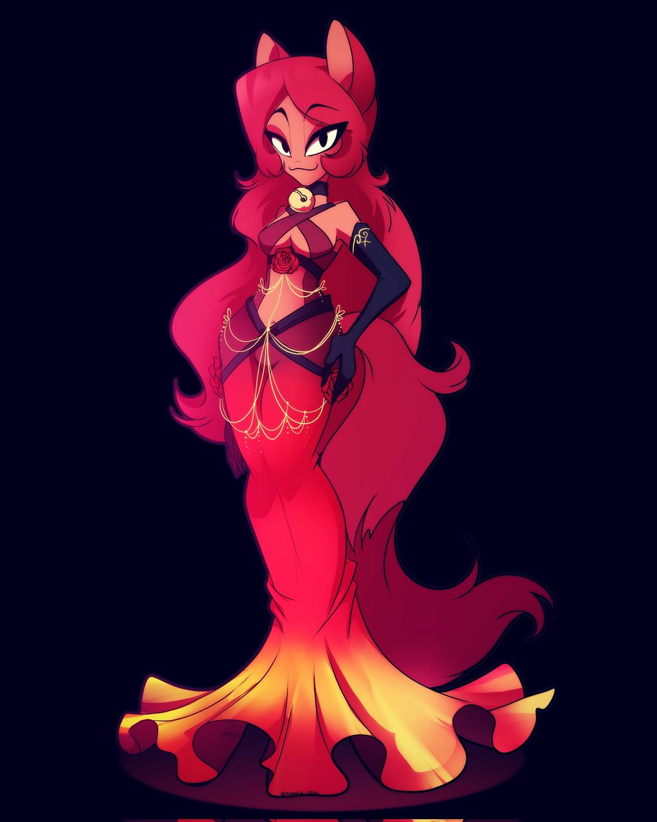 Dormin_DIM's tweet photo. A #HazbinHotel #HelluvaBoss #Commission of #summer #summeraddict from #addict i did draw today. =) https://t.co/YPLZewVgzq