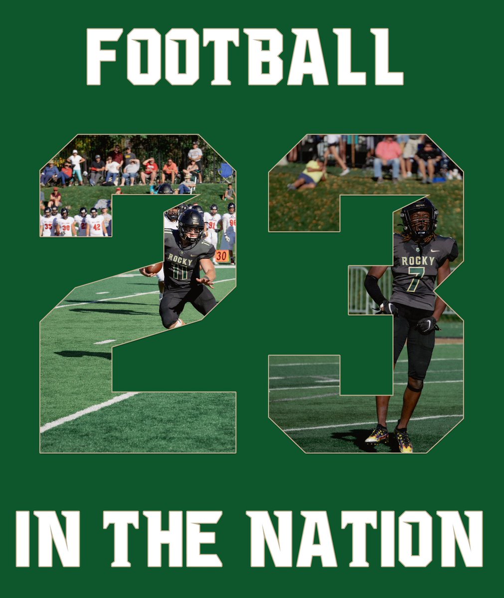 BattlinBears's tweet photo. Congrats to @Rocky_Football on being #23 in the NAIA! https://t.co/8jt1GGQ3dj