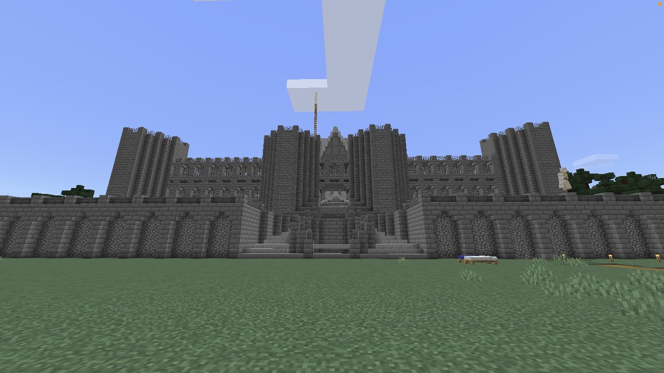 そーまのマイクラ日記 Al Twitter 城の城壁を少し公開 石レンガ沢山使ってるから 石がなくなりそう笑 なにかアドバイスやこうした方がいいとかあったら言ってください マイクラ T Co Rnfovceaxi Twitter