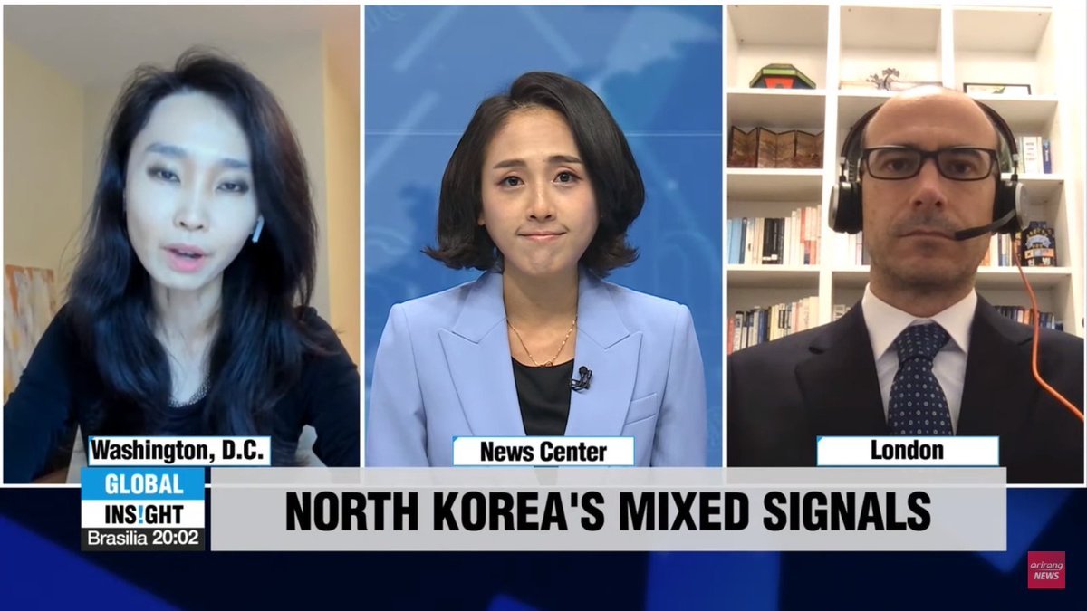 NewsArirang's tweet photo. “For N. Korea to get what it wants, the issue has to be pressing enough for the U.S. to resolve it within a certain timeline.”@rpachecopardo Prof. of IR @KingsCollegeLon &amp; @mllesookim Analyst @RANDCorporation on whether two Koreas are headed for dialogue https://t.co/h9BfhA5ZIT https://t.co/aQDtChB9qr