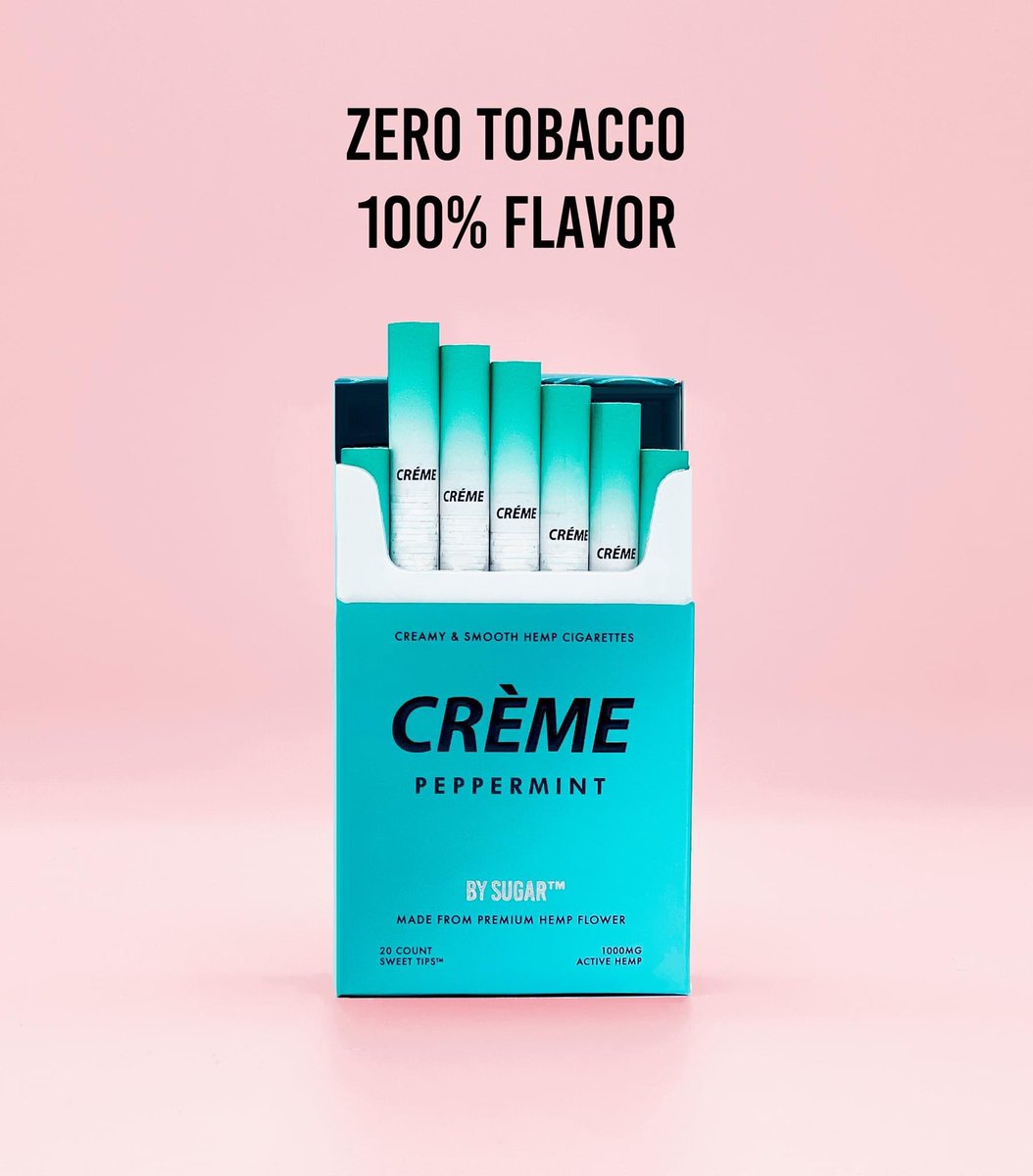 sugarcanna's tweet photo. The perfect gift for someone who’s trying to quit tobacco. Made with a pinch of organic peppermint, menthol, and high quality hemp. The filters are sweetened to make a delicious alternative to traditional cigarettes. https://t.co/iOxZw0V2MR