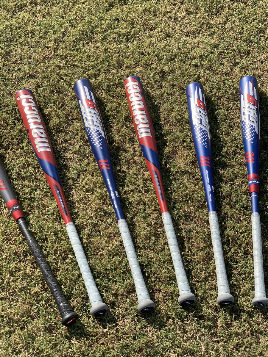 GyreneBaseball's tweet photo. Our @MarucciSports demo bats came in today so we can test them out this fall! #HonorTheGame #MarucciTakeover #GyreneBaseball🦴 https://t.co/ilk4YZ0LCA