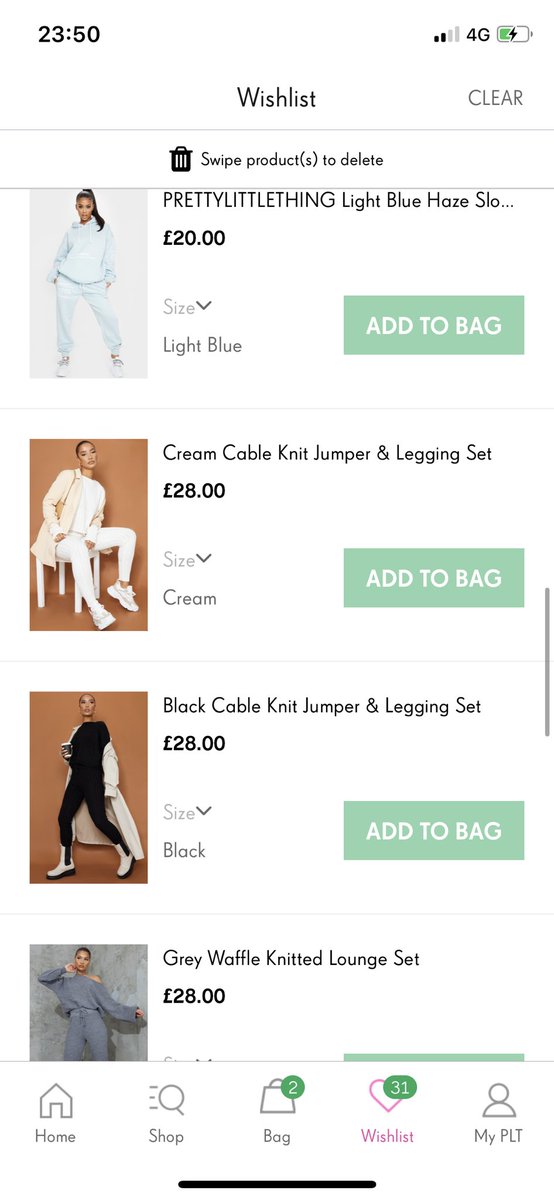 cxnochlo's tweet photo. @OfficialPLT 🤞🏻🤞🏻 I get some luck so I can buy some cozy outfits for autumn&amp; winter - dying to get into a pair of joggers 😂 #PLTapp https://t.co/DmE44OVnQD