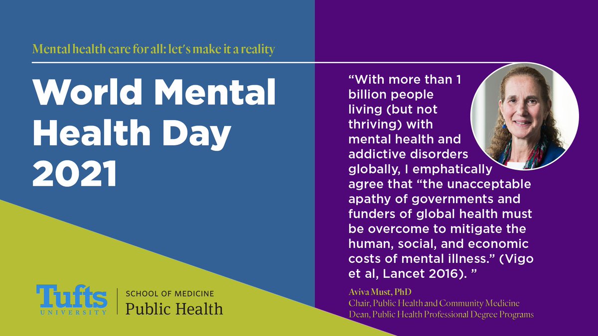 To <a href="/AvivaMust/">Aviva Must</a>, making mental health care a reality for all means that governments and funders of global health must step in to to mitigate the human, social, and economic costs.
#WorldMentalHeathDay