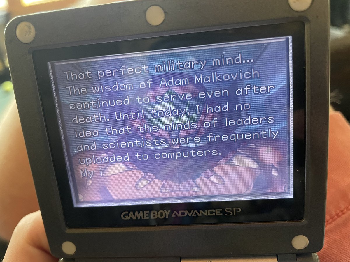 TroytlePower's tweet photo. #FinishedGame 55 is Metroid Fusion. I absolutely loved playing through this again, even on the terrible screen of the AGS-001. This is far and away my favorite game in the series, and I hope #MetroidDread pulls its level structure from this one!
See you next mission! https://t.co/irpYtZh9ND