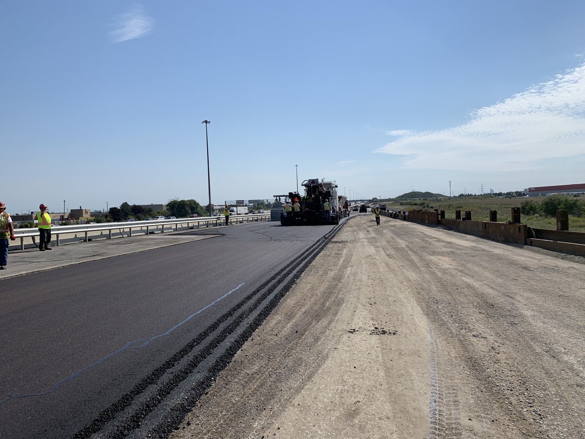 Work continued this past weekend on our Brampton project as we prepared for the realignment of the Derry Road ramp to Highway 410 SBL. The contract is scheduled to be completed in September 2022. #highwayconstruction #engineering #projectmangement
