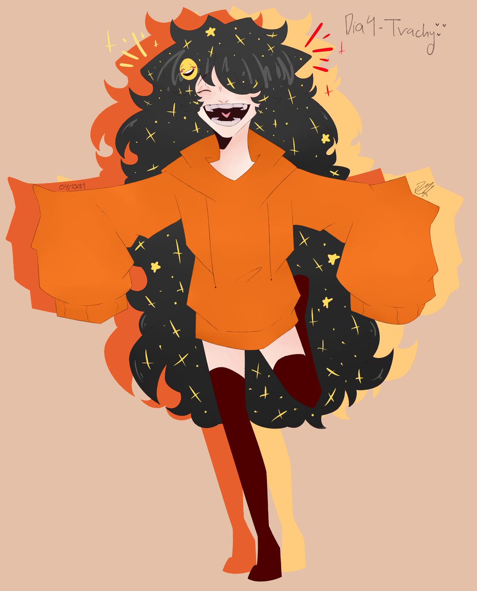 kevXd8's tweet image. •Día 4
🧡Trachy🧡

#draw