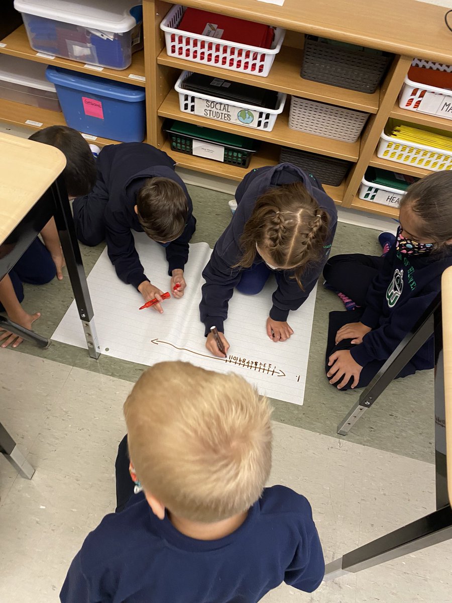 MrsDemeter_QH's tweet photo. More collaboration in math today! We worked on creating number patterns using number lines together. https://t.co/1IJpXeEKoW