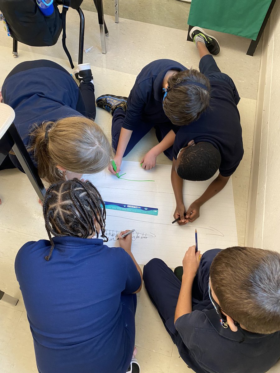 MrsDemeter_QH's tweet photo. More collaboration in math today! We worked on creating number patterns using number lines together. https://t.co/1IJpXeEKoW