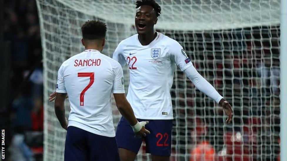 Gareth Southgate has added Chelsea defender Ben Chilwell and Roma striker Tammy Abraham to his England squad for this month's World Cup qualifiers. - BBC Football.

Photo Courtesy.