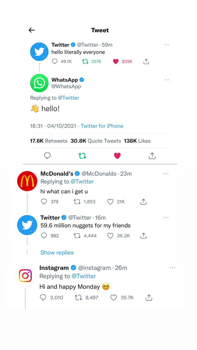 I enjoyed this 😂 it’s the audacity <a href="/WhatsApp/">WhatsApp</a> 
<a href="/McDonalds/">McDonald's</a> <a href="/instagram/">Instagram</a> <a href="/Twitter/">Twitter</a>