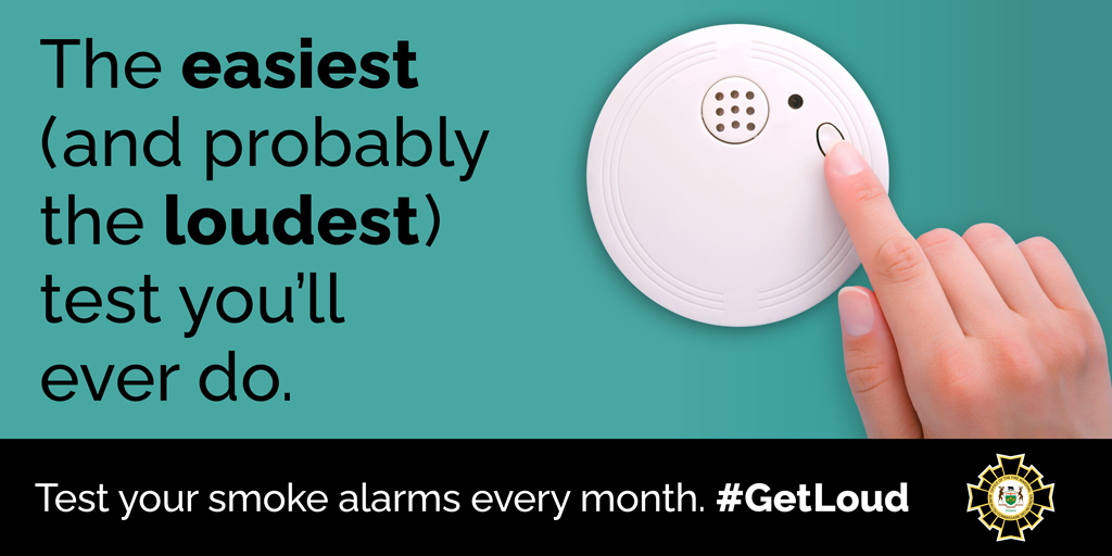 Have you tested your smoke alarm yet this month?
#GetLoud #FirePreventionWeek #AylmerFireDept