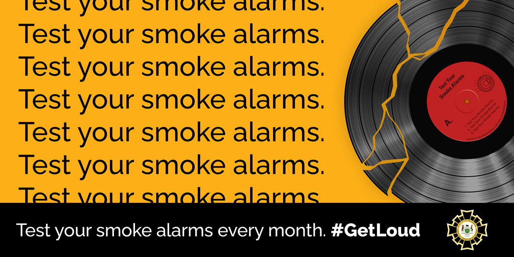 Test your smoke alarms every month!
#GetLoud #FirePreventionWeek #AylmerFireDept