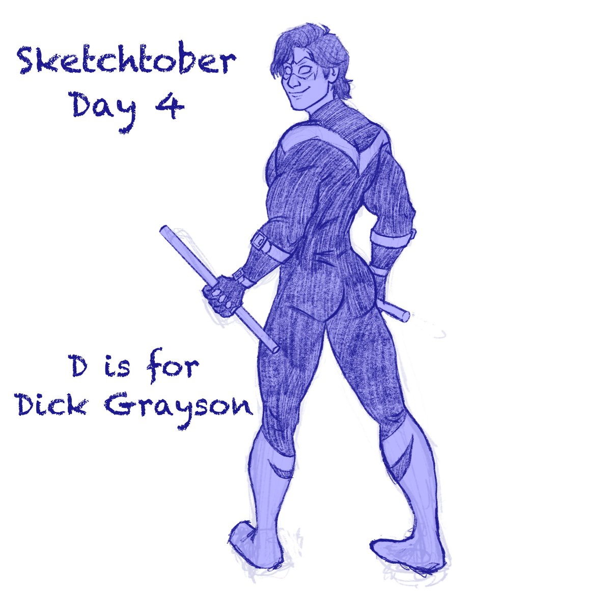joglis_illust's tweet image. #sketchtober Day 4: D is for Dick Grayson
#sketchtober2021 #dickgrayson #nightwing #dccomics #fanart #sketch