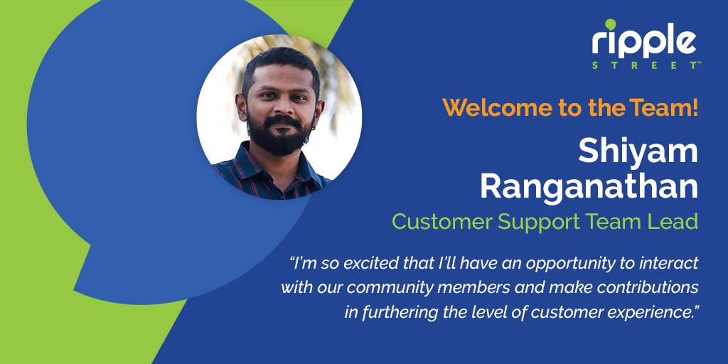 We're thrilled to announce Shiyam Ranganathan, our new Customer Support Team Lead! Shiyam will support initiatives around our growing community and delivering exceptional customer service. Welcome to the Team!