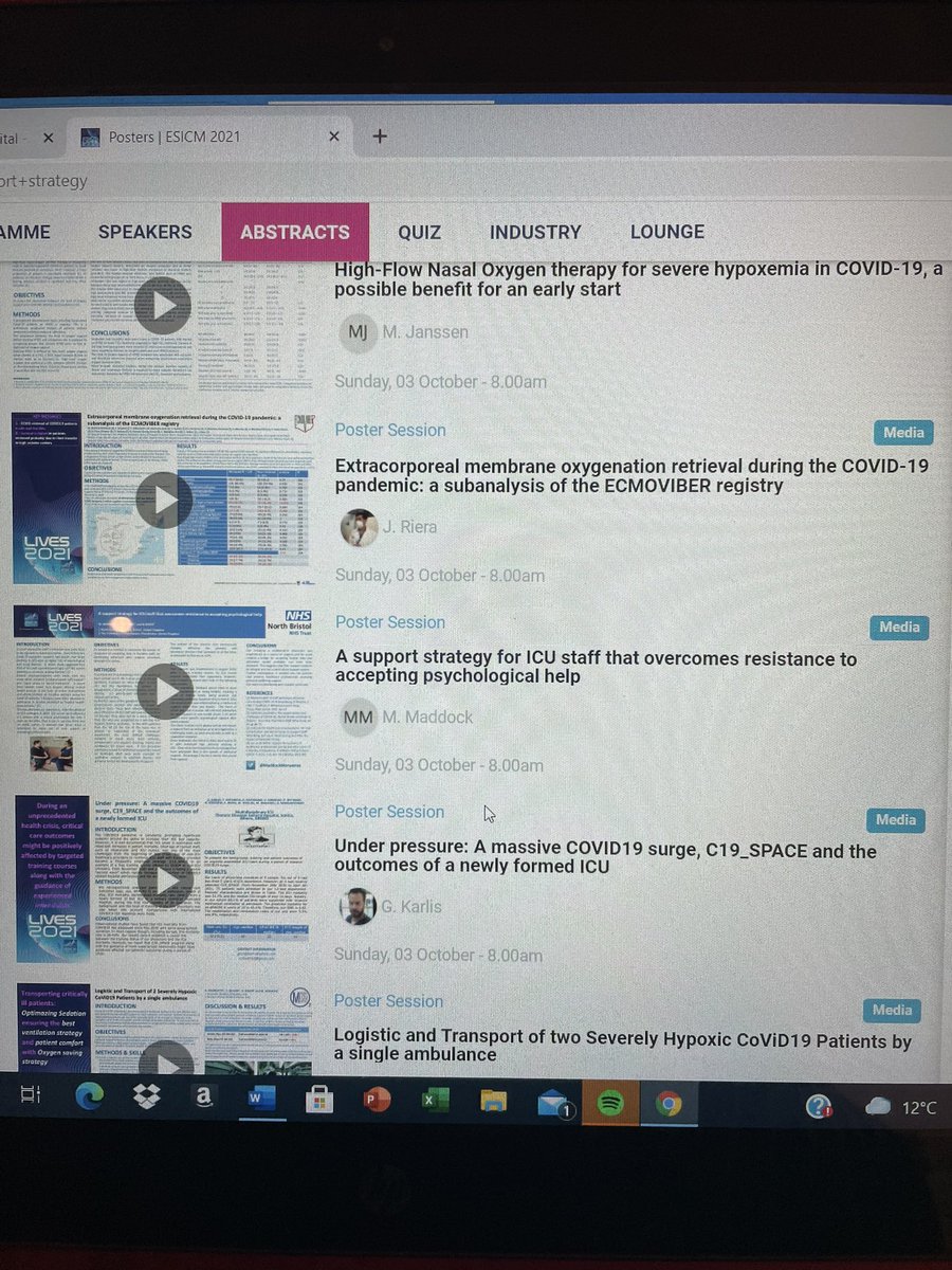 Feeling a little bit proud that despite being somewhat preoccupied with work I managed to get my poster accepted <a href="/ESICM/">ESICM</a> #LIVES2021 <a href="/NBT_ICU/">Southmead ICU</a> #nbtproud #Wellbeing