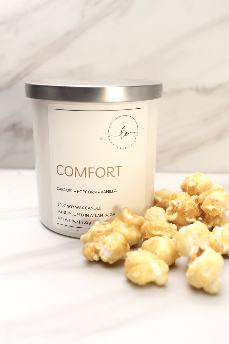 Sweet and Salty! 

With the blend of sweet caramel and warm vanilla this scent is sure to put your body in that cozy feeling for ultimate comfort.

Available in candles + wax melts 🤎