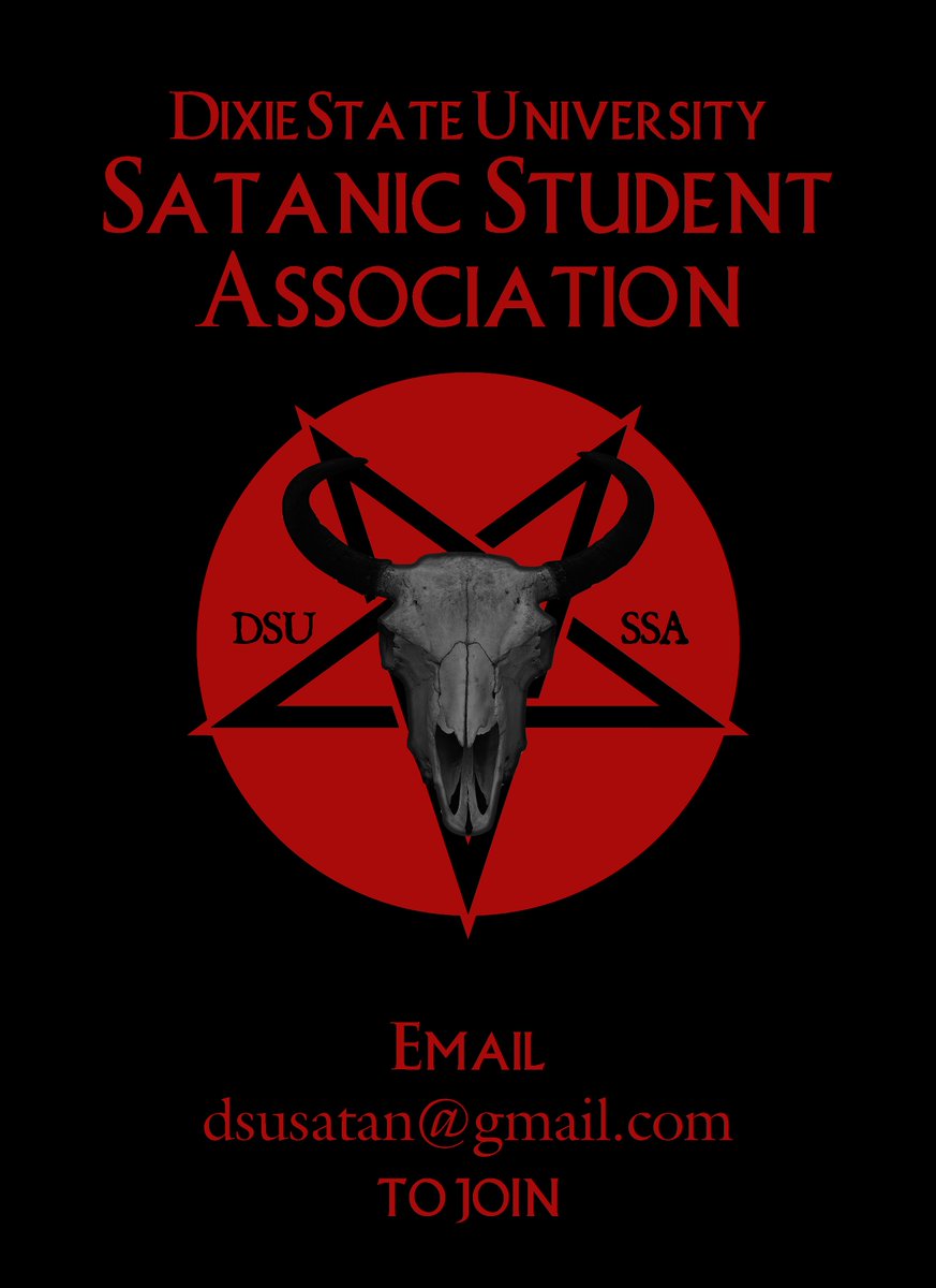 DsuSatanic's tweet image. Hail Satan, Hail yourself