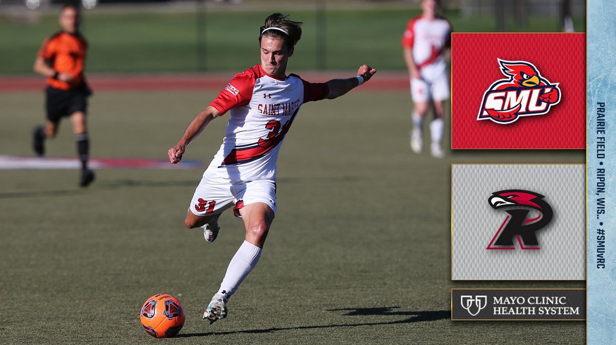 SMUMNAthletics's tweet photo. MS - It's an @SMUMNMensSoccer GameDay, as the Cardinals hit the road, traveling to Ripon, Wis., for a 3:30 p.m. nonconference game against @RiponRedHawks! Can't make the trip? All your GameDay needs are right at your fingertips: https://t.co/eHnICLzENL #SMUvRC https://t.co/a0EkDCsRnh
