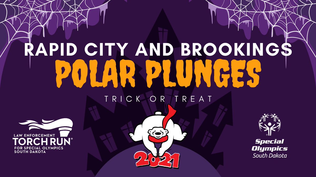 SDLETR's tweet photo. Support Special Olympics South Dakota and stay dry! Check out our volunteer opportunities for either the Brookings or Rapid City Polar Plunges on October 30th!
Sign up here:
Brookings: https://t.co/ik6ZhFOXBa
Rapid City: https://t.co/ik6ZhFOXBa https://t.co/rgFasi31Yw