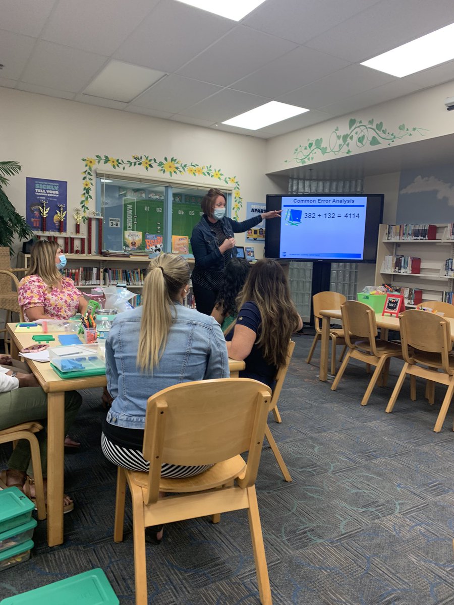 CPEPrincipal1's tweet photo. @HClay82 brought it on today during @CoconutPalmElem math hands-on manipulatives training. Hands on serves as: a learning support, increases conceptual understanding, learning modalities and a bridge to abstract thinking. https://t.co/Ooxy2nKcUa
