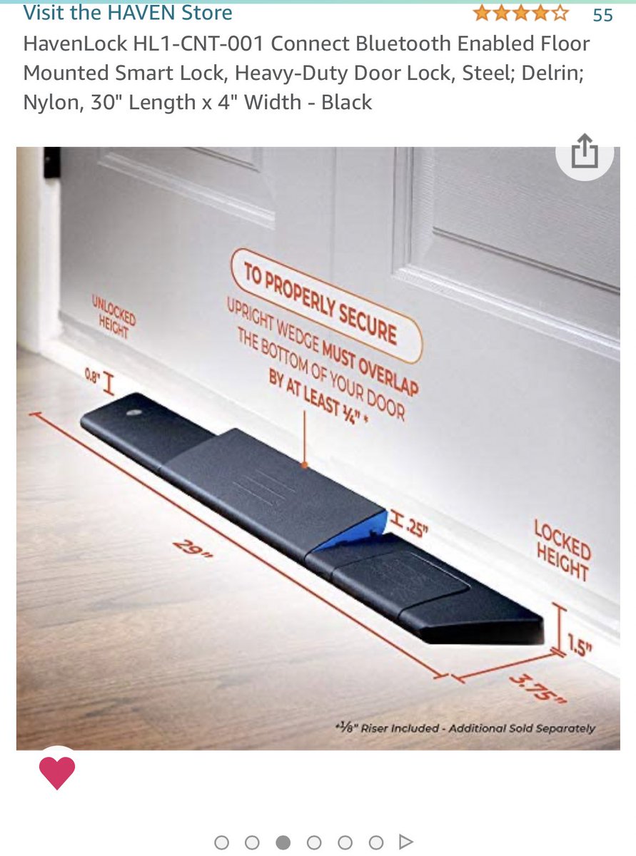 StanOrStain's tweet image. I recommend this to my ladies and anyone who lives alone. It’s a remote activated lock and stronger than a deadbolt. You activate the lock when you are leaving the house or when you are in the house and don’t want intruders.