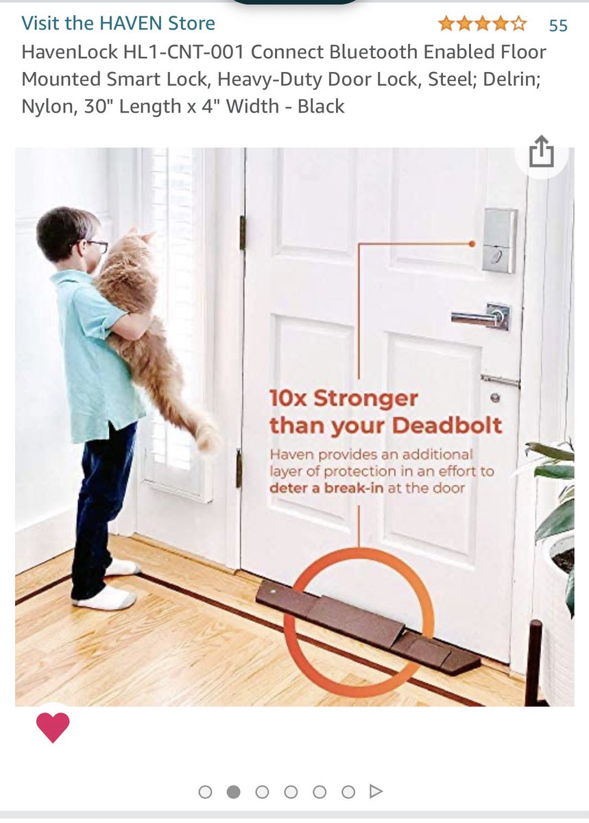 StanOrStain's tweet image. I recommend this to my ladies and anyone who lives alone. It’s a remote activated lock and stronger than a deadbolt. You activate the lock when you are leaving the house or when you are in the house and don’t want intruders.