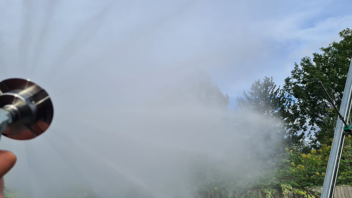 SmartmistSystem's tweet image. These pics show the best performing mist suppression heads we've ever produced!

We get ridiculously excited by mist technology &amp;amp; #firesafety. These are just in development but decision made to bring them to market. 

If you have a fire in your home, you'd want these installed!!