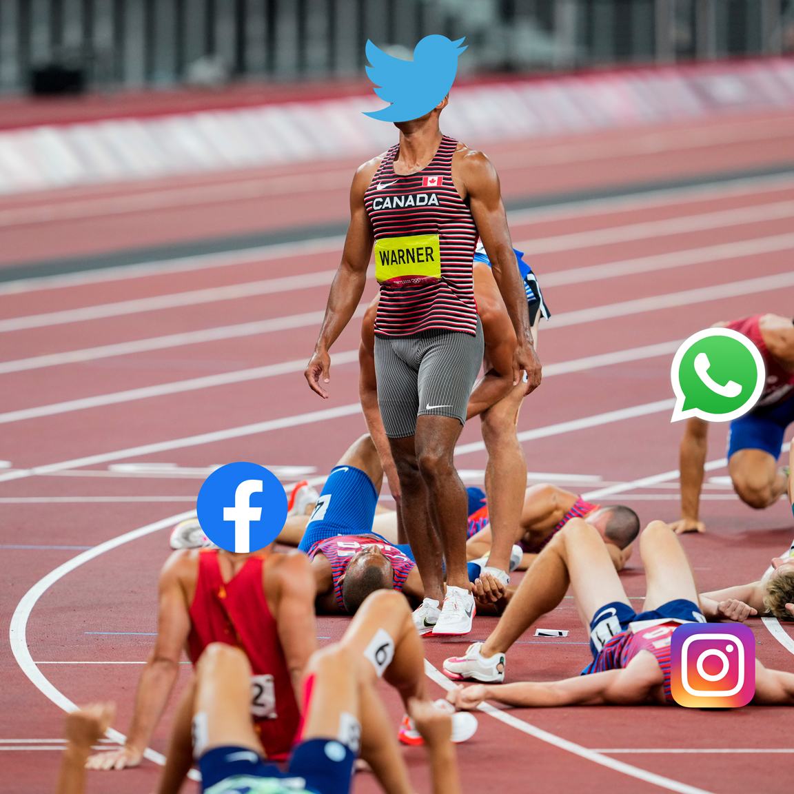 Twitter is the last man standing today. 🥇