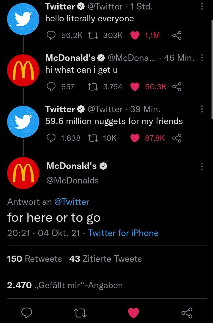Mupf05YT's tweet photo. Wieso Twitter die beste Plattform ist: https://t.co/iJ1hlhWt2P