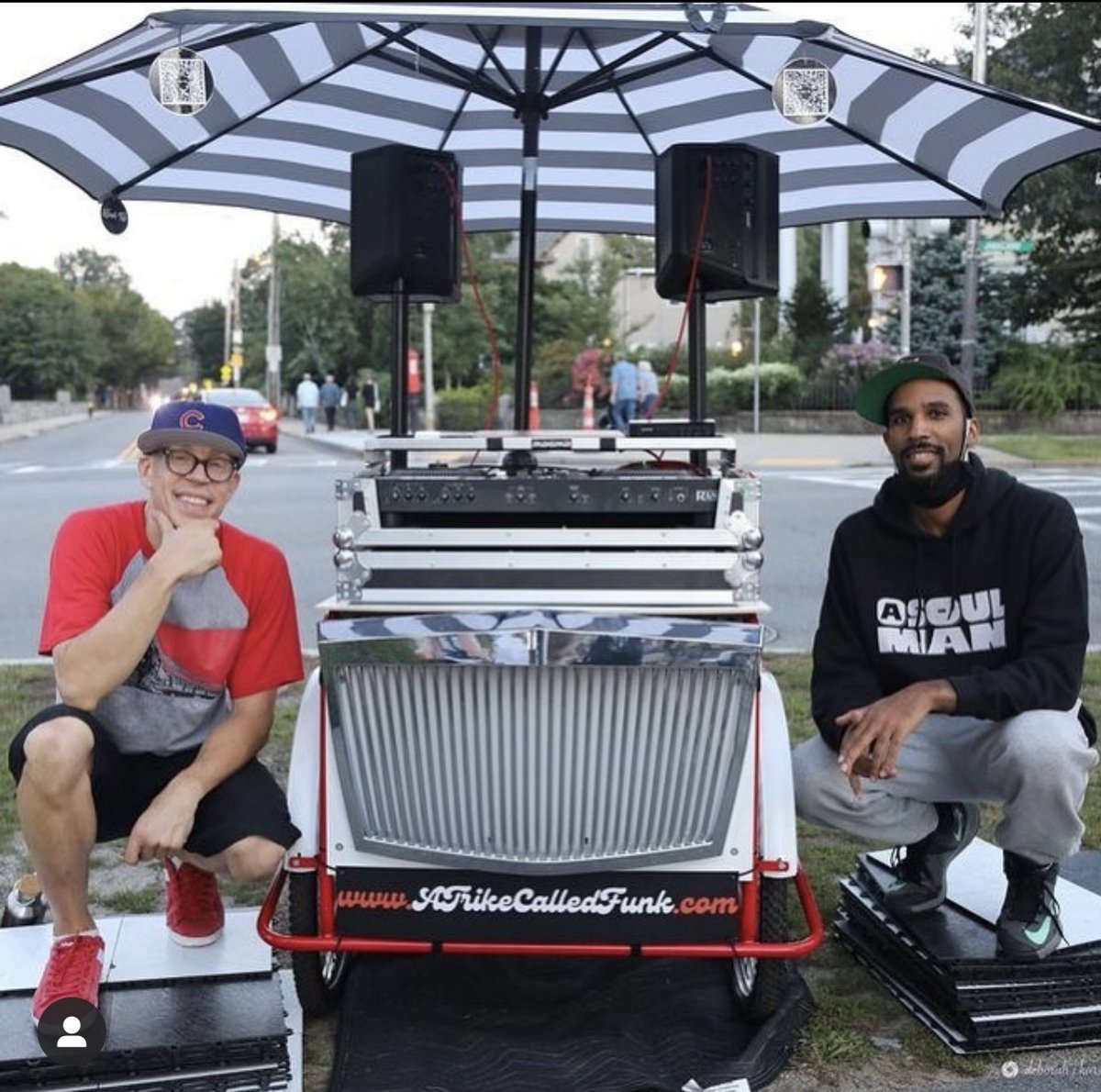 Our Bike Bash on Oct. 13th, 4:30pm-6:30pm @ Assembly Row will feature A Trike Called Funk! DJ Soul Select Supreme will be spinning music &amp; getting us into the party mood.

Learn more about the Bike Bash &amp; RSVP: bit.ly/3kDVEzn

📸: Deborah Karson Photography