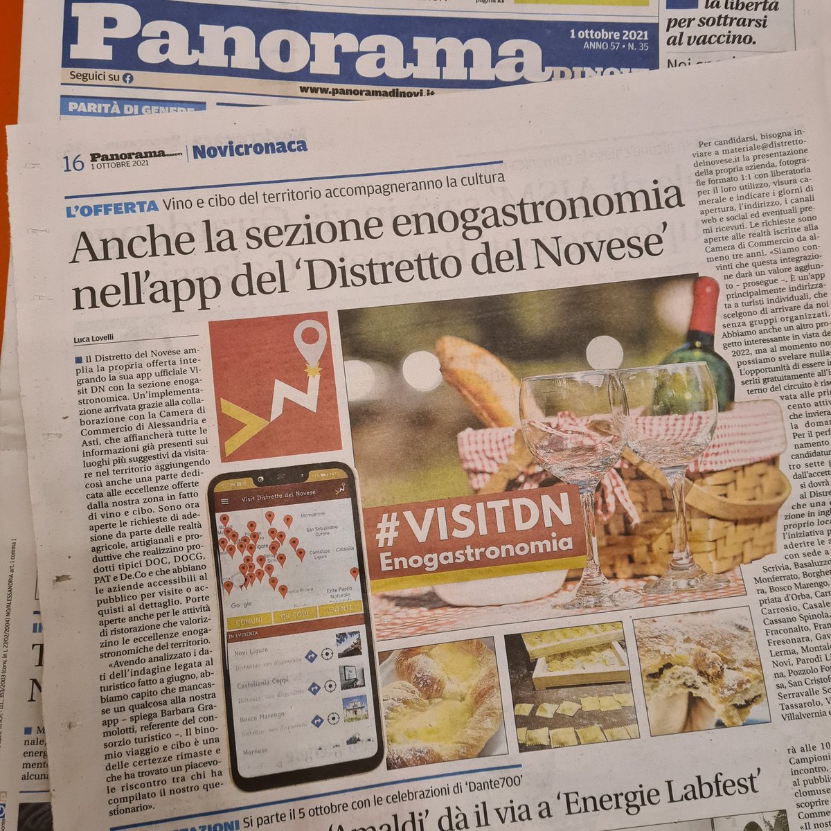 DistrettoNovese's tweet photo. Il #digitale al servizio del #Turismo con #visitDn il progetto del @DistrettoNovese
Aperte le candidature per le eccellenze #enogastronomiche
Info su https://t.co/lrBzoN6Z12
#novesedascoprire
#novesedagustare
#piemonte https://t.co/XUwkpVEXoV
