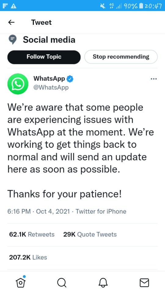 AvpdTuriho's tweet photo. @whatsApp should take responsibility of our loss as well. https://t.co/0tN8JbsY4q