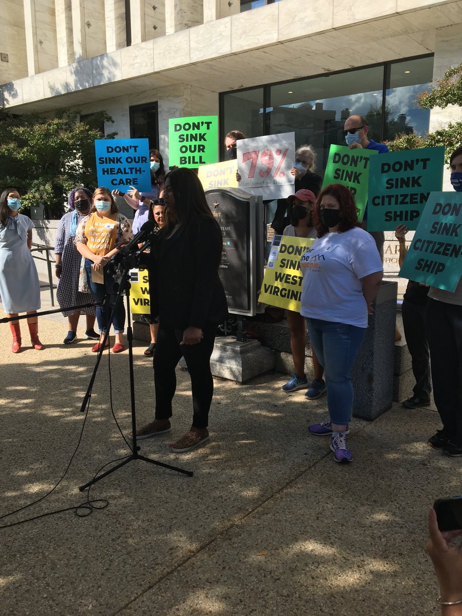 Advocates ask who Joe Manchin works for ⁦<a href="/Voice4HumanNeed/">Coalition on Human Needs</a>⁩