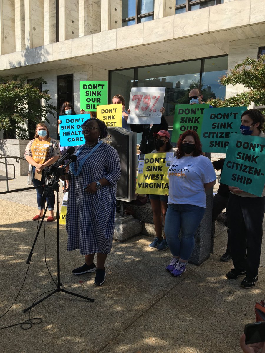 Sen Manchin told  advocates that Trump won the state and he needed to pay attention to Republicans! What!? ⁦<a href="/Voice4HumanNeed/">Coalition on Human Needs</a>⁩