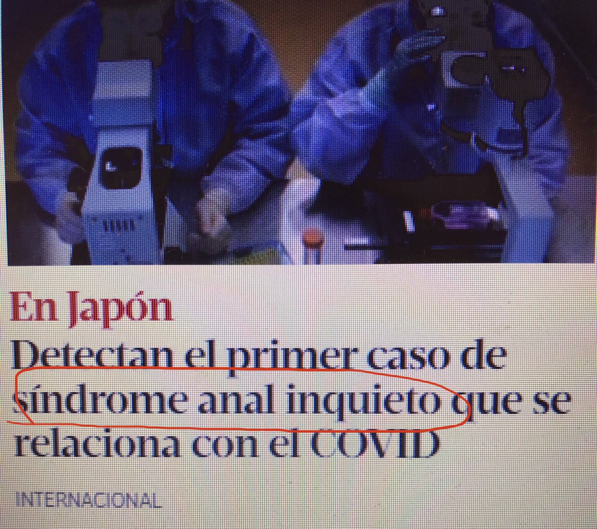 Mientras está caído wasap y demás, Clarín te mete este título en su portada web…