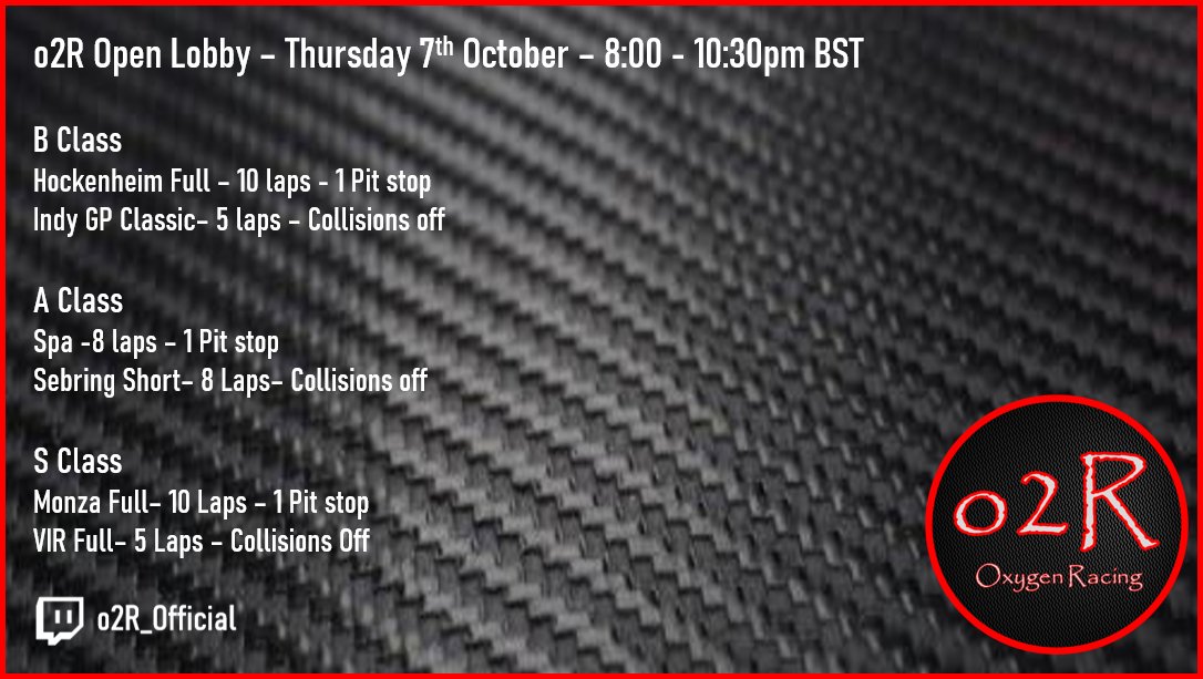 MStannard86's tweet photo. Well, as everyone has been forced onto twitter for the evening, now feels like as good a time as any to announce this weeks o2R Open Lobby!

7th October - 8pm BST

All welcome to join! Hope to see you all there! 🧡🧡

TTV - o2R_Official https://t.co/RVz1i6msWw