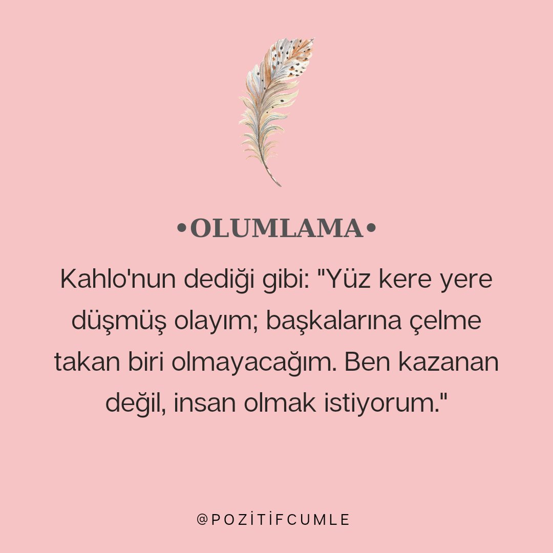 POZİTİF CÜMLELER (@pozitifcumle) on Twitter photo 