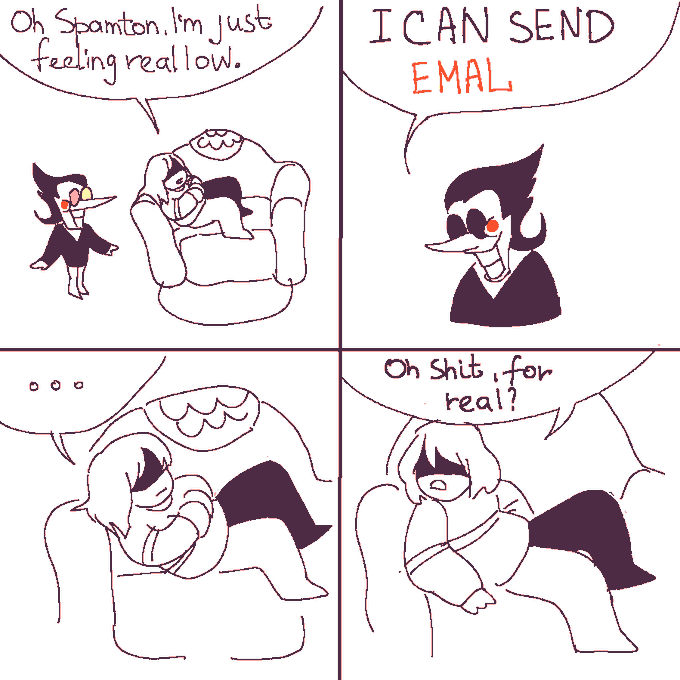 #deltarune
sometimes i think i can be funny 