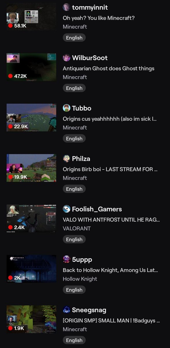 GAINMCYTM00TZ's tweet image. Rt if you're watching any of those right now

(- Tommy
- Wilbur
- Tubbo
- Philza
- 5upp
- Foolish
- Sneeg)

Follow me everyone who rts!🦀