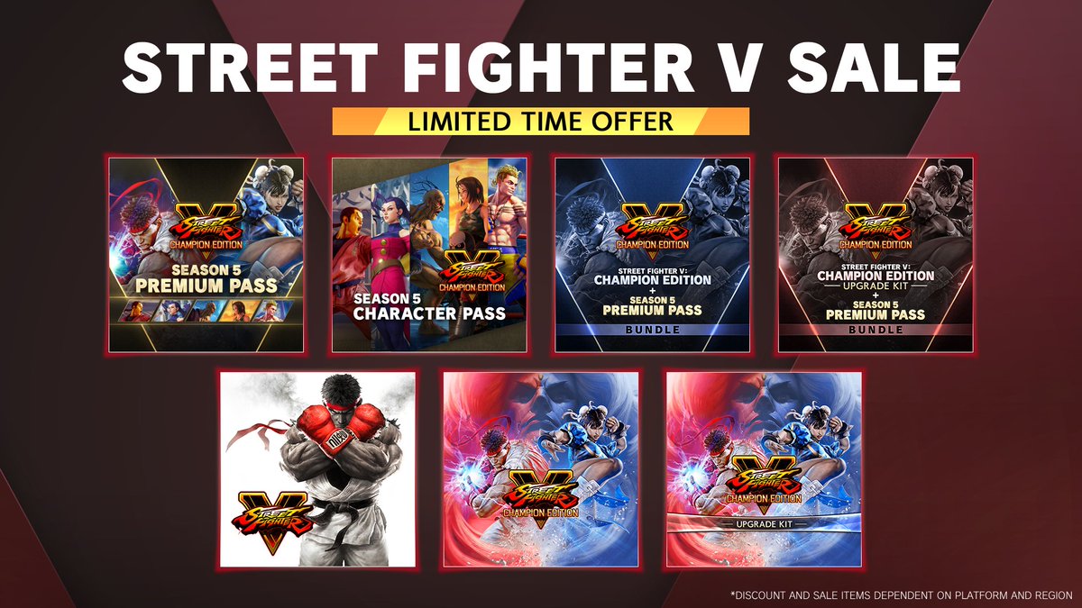 SFV bundles on sale as part of the PlayStation Big In Japan sale! 
