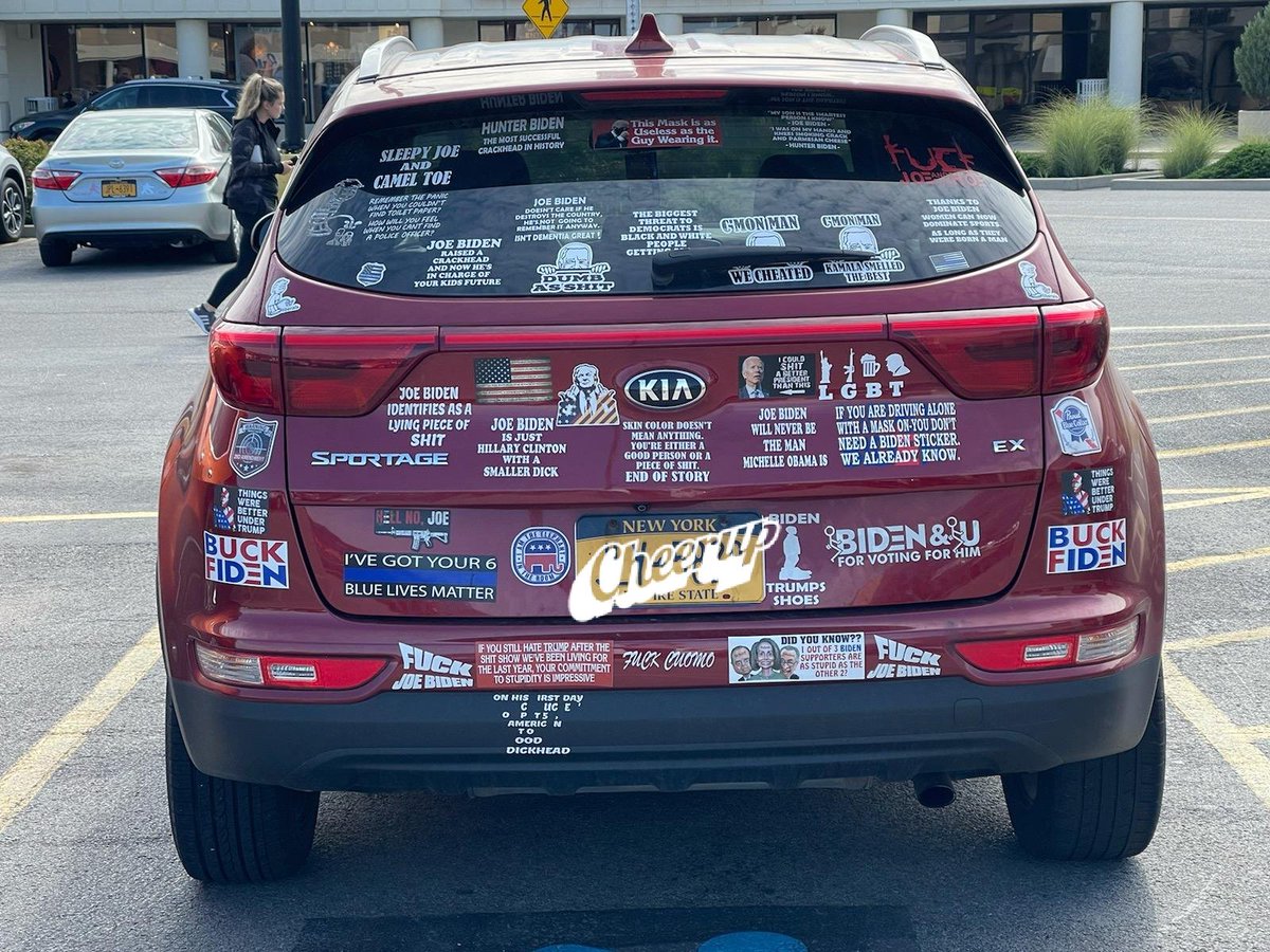 ASFabbs's tweet image. Spotted in Western New York a couple of days ago, it appears Trump supporters are having a very hard time without their messiah in power.