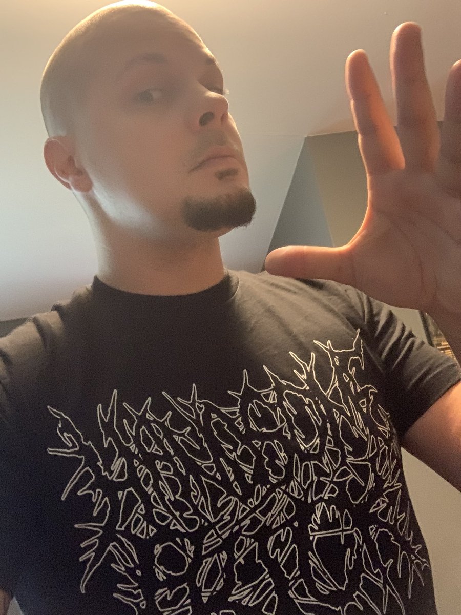 Juicifuge's tweet photo. Hit up @HPGrind for new logo tees &amp; #PrickDrip coffee! 

https://t.co/ChvIcJRnQm

#grindcore #metal #deathmetal #handsomeprick https://t.co/KB9UsGX5NC