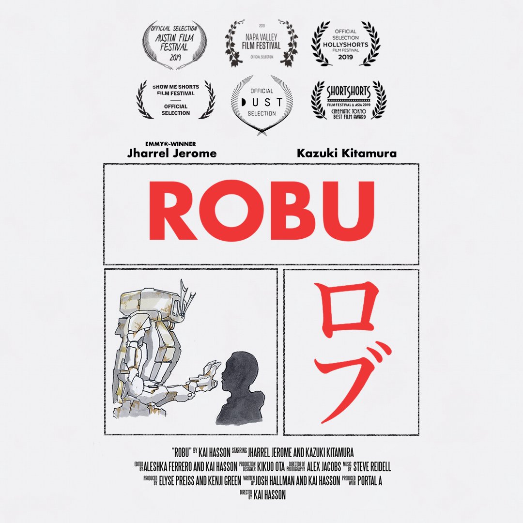 We are thrilled to present ROBU, created and directed by <a href="/KaiHasson/">Kai Hasson</a> and co-produced by Portal A’s Head of Production and partner Elyse Preiss.

Robu was shot on location in Japan, and stars the Emmy-award winning actor @jharreljerome. 1/3