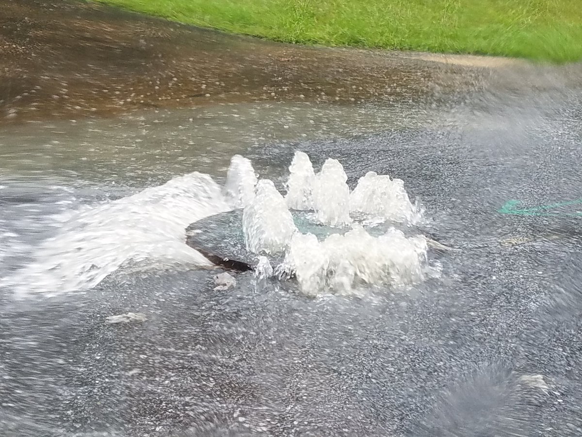 wes_carroll's tweet photo. @weatherchannel flash flood warnings in Columbus, GA. My 9 year old son insisted I send this photo to you https://t.co/iySavFjve2