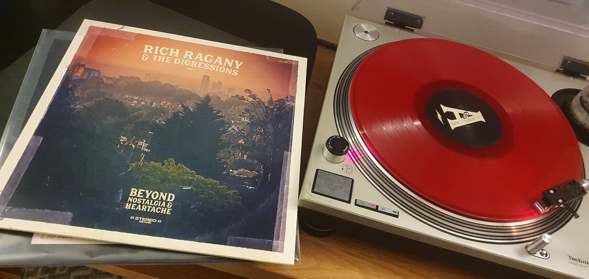 Finally got my hands on a real copy of <a href="/RichDigressions/">Rich Ragany and the Digressions</a> #BeyondNostalgiaAndHeartache. Really builds on the promise of the first album - sounds warmer, fuller and tighter as a band. Looking forward to getting to know these lovely songs better ❤️🖤