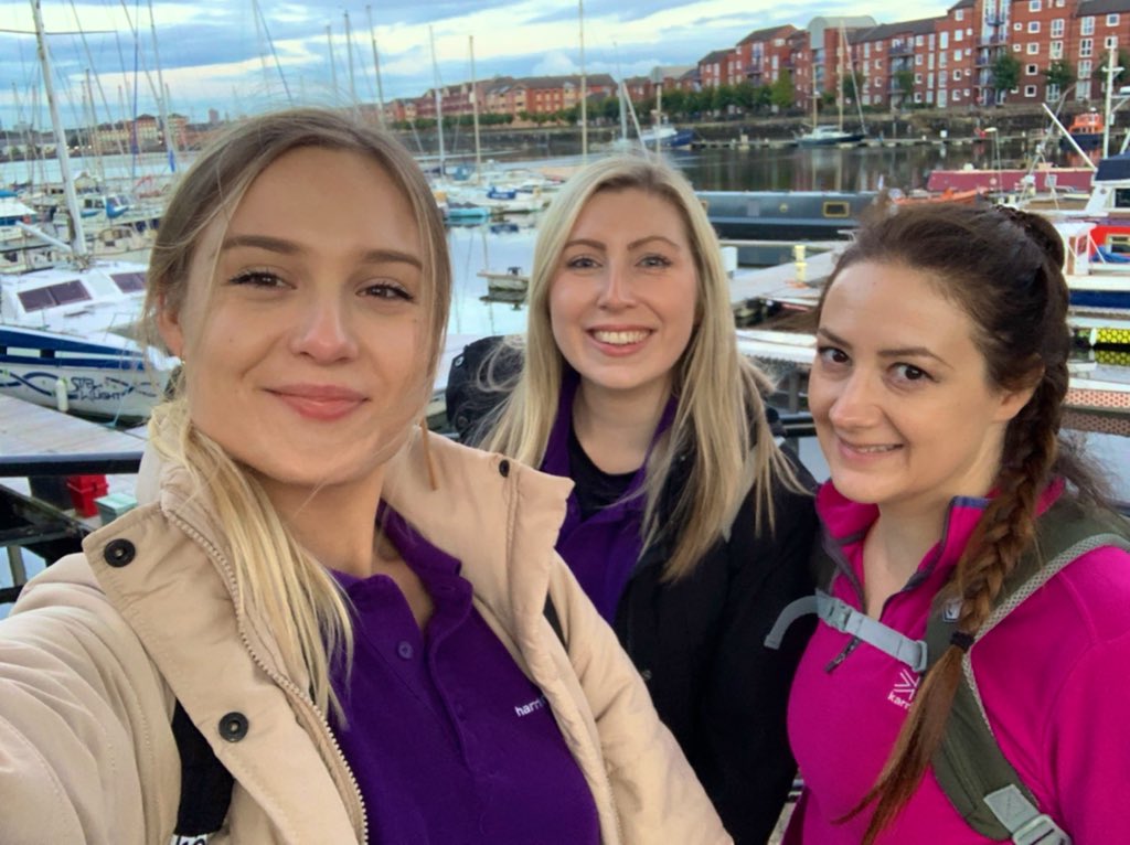 Fantastic evening out on The Preston Legal Walk raising money for The North West Legal Support Trust 💜