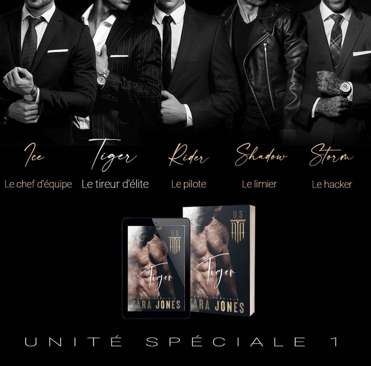 Ils sont 5. Ils sont sexy et secrets. Ce sont les hommes de l’Unité Spéciale. Sortie ebook le 13/10/21