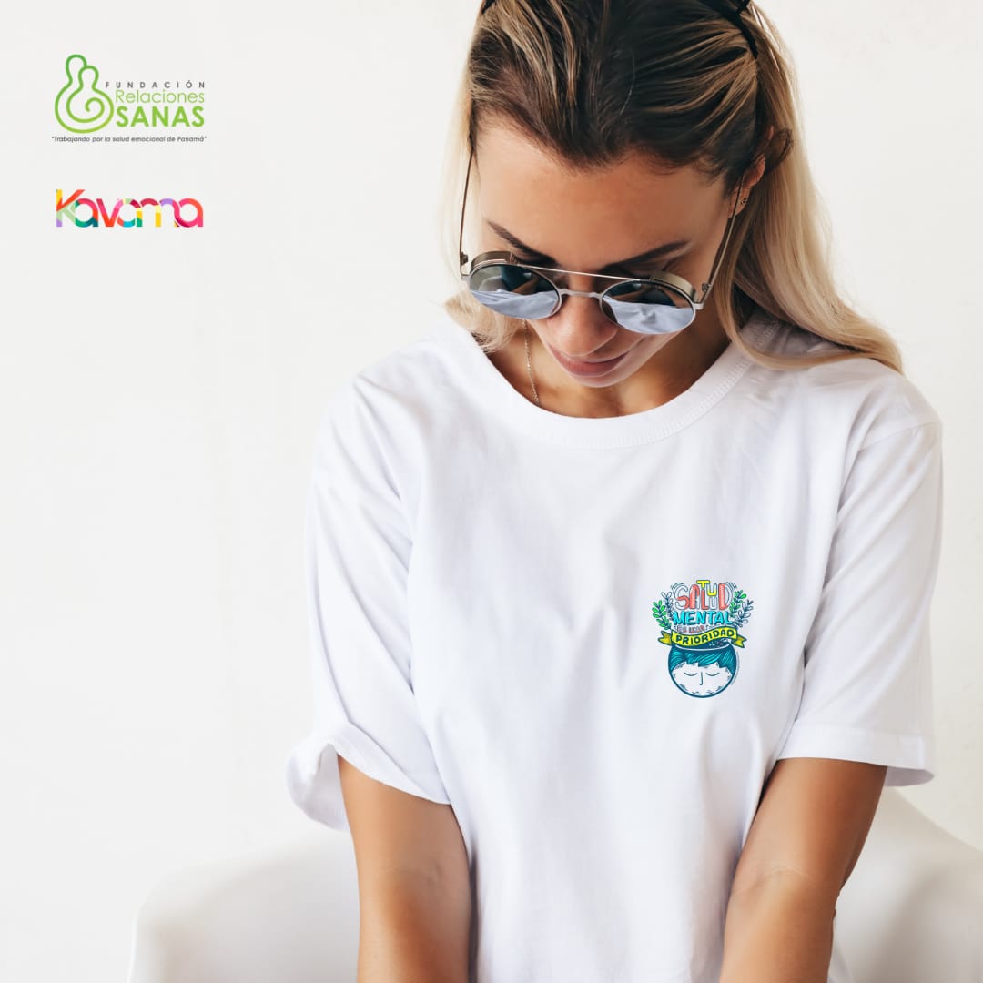 Celebrando el mes de Salud Mental con la campaña 'Tu salud mental es una prioridad' <a href="/Fundrelsa/">Fundación Relaciones Sanas</a>
Pre-venta de camisetas, disponible a partir del 6 de octubre
Costo: 28$
Pago a través de Yappy, Cuanto app 
También podrás obtenerlas en los eventos pop-ups que publicaremos pronto.