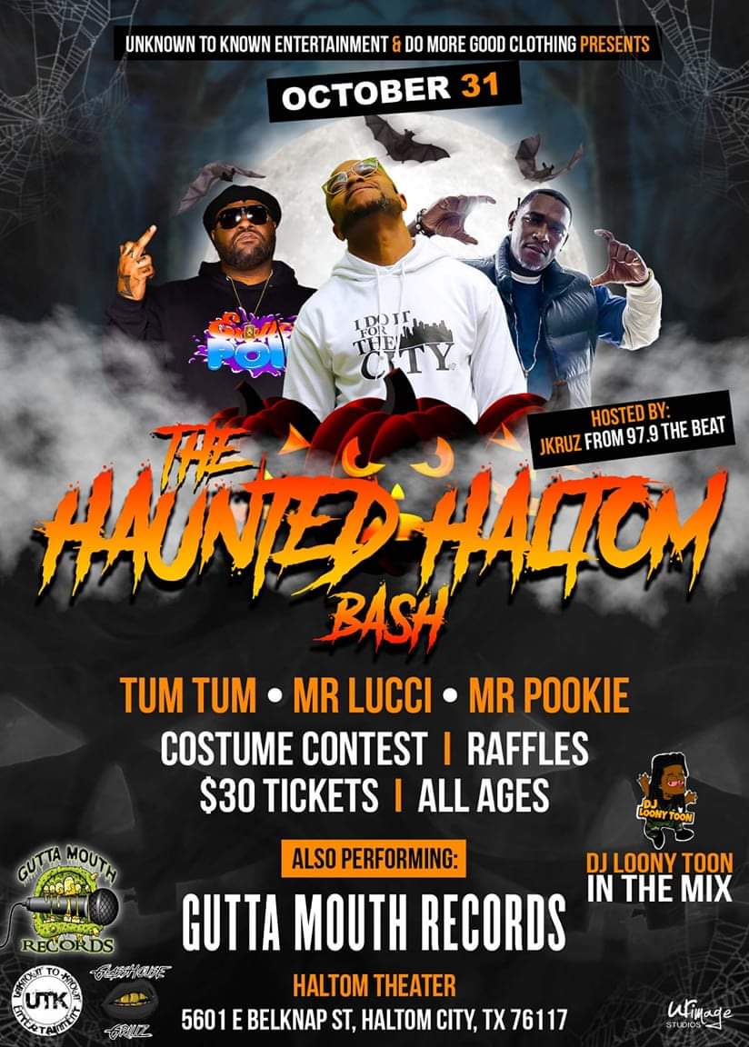 pacmanson's tweet photo. @Zillaman @MrLucciDallas and the fam Mr Pookie rockin with us on Halloween night Come Turn Up with us!!! #ItsManson #GuttaMouthRecords https://t.co/Y9QQ6MYDPU